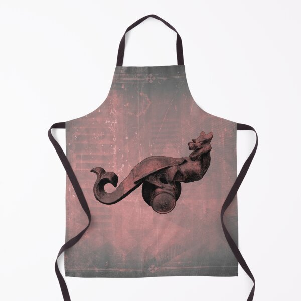 Item preview, Cast Iron Dragon Door Handle Medieval Hardware Red designed and sold by Ghoul Enterprises.