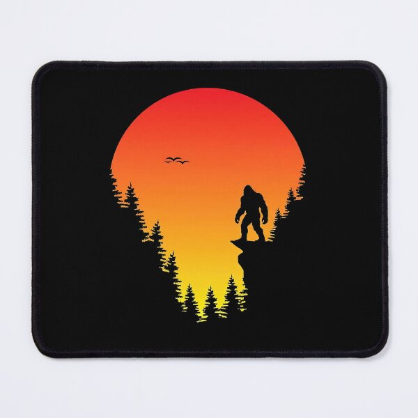 Item preview, Bigfoot Sunset Forest Silhouette – Funny Sasquatch Wilderness Design designed and sold by artworkathome.