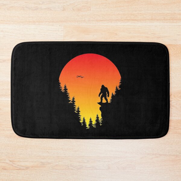 Item preview, Bigfoot Sunset Forest Silhouette – Funny Sasquatch Wilderness Design designed and sold by artworkathome.