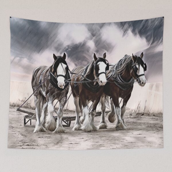 Item preview, HEAVY HORSES, FOR HOME DECOR AND WALL ART designed and sold by Barbara Jean Photo Art And Design.