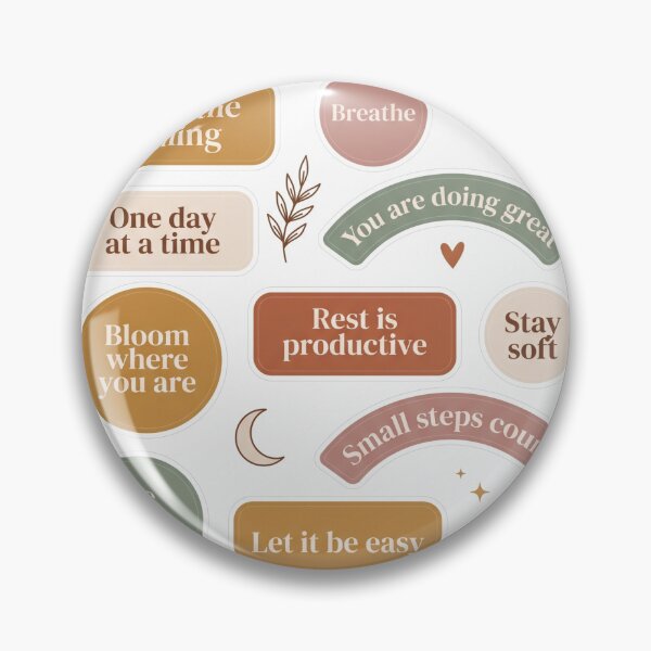 Item preview, Boho Affirmation Positive Quotes Collage designed and sold by SnazzifyDigital.