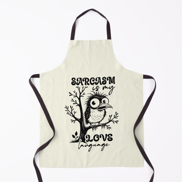 Item preview, Sarcasm Is My Love Language Funny Bird designed and sold by NookMerch97 .