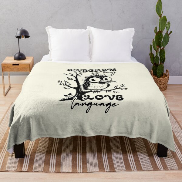 Item preview, Sarcasm Is My Love Language Funny Bird designed and sold by NookMerch97 .