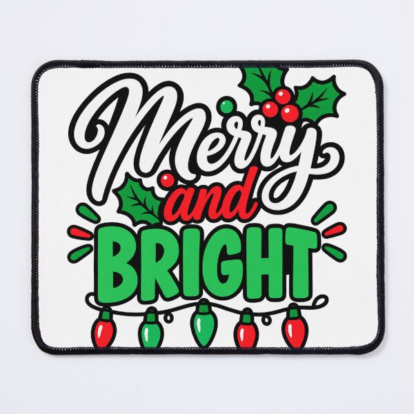 Item preview, Merry And Bright Christmas Lights Design designed and sold by Kenzie & Co.
