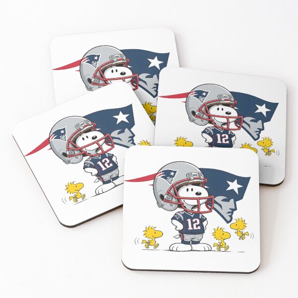 Item preview, Snoopy And Woodstock New England Patriots Football Fan Game Day designed and sold by DamianRoy88.