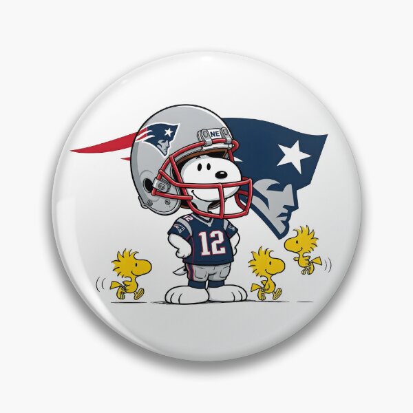 Item preview, Snoopy And Woodstock New England Patriots Football Fan Game Day designed and sold by DamianRoy88.