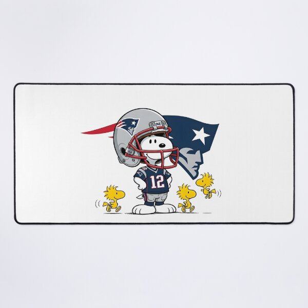 Item preview, Snoopy And Woodstock New England Patriots Football Fan Game Day designed and sold by DamianRoy88.