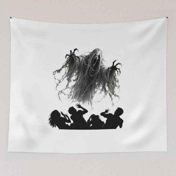 Item preview, The Screaming Phantom - Ghost Story Horror Art designed and sold by Addy77shop.