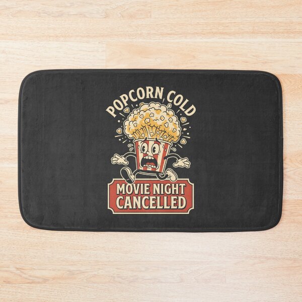Item preview, Popcorn Cold Movie Night Cancelled Retro Character designed and sold by SplashTastic.