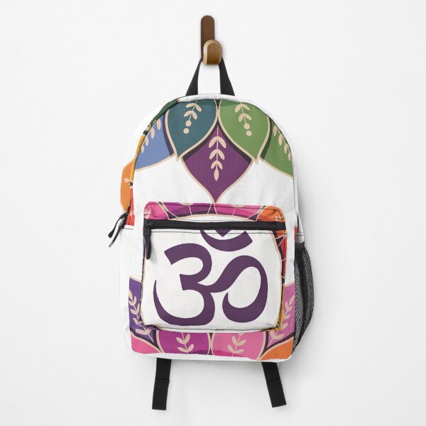 Item preview, Ilustración artística del arte del mandala de la flor del loto del chakra AUM ॐ designed and sold by Working Pajama.