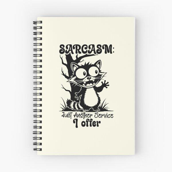 Item preview, Sarcasm Just Another Service I Offer Funny Raccoon designed and sold by NookMerch97 .