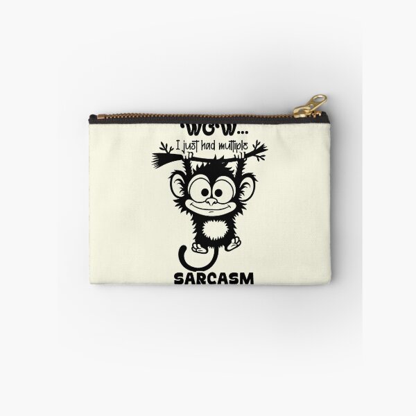 Item preview, Multiple Sarcasms Funny Monkey designed and sold by NookMerch97 .