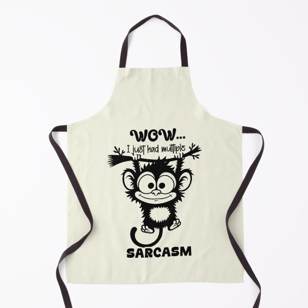 Item preview, Multiple Sarcasms Funny Monkey designed and sold by NookMerch97 .
