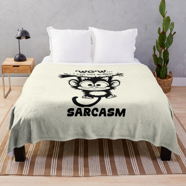 Item preview, Multiple Sarcasms Funny Monkey designed and sold by NookMerch97 .