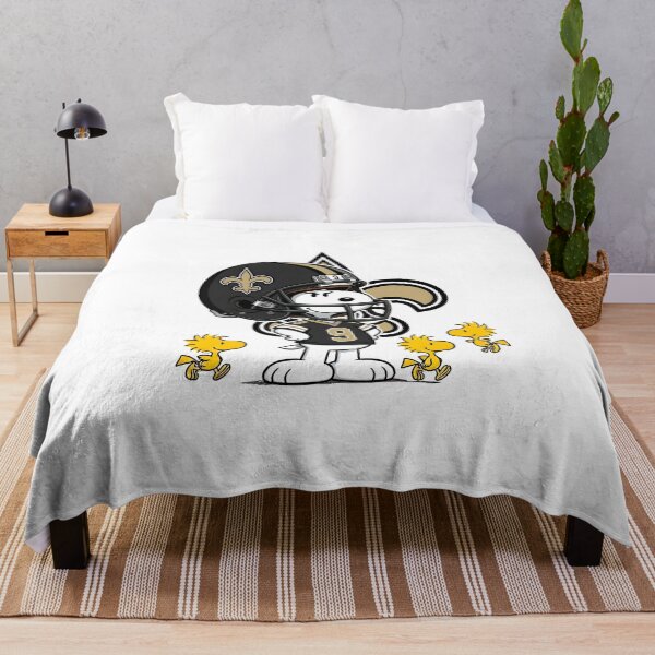 Item preview, Snoopy And Woodstock New Orleans Saints Football Fan Game Day designed and sold by DamianRoy88.