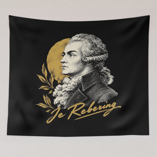 Item preview, Maximilien De Robespierre Sketch Vintage French Revolution designed and sold by AubreeWu.