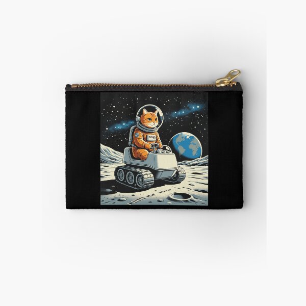 Item preview, Cat Astronaut Driving Lunar Rover Space Adventure designed and sold by GAVIANDERS.