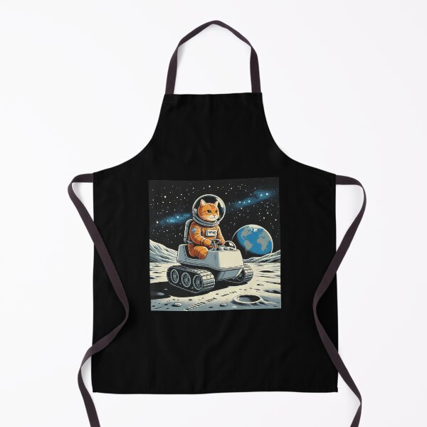Item preview, Cat Astronaut Driving Lunar Rover Space Adventure designed and sold by GAVIANDERS.