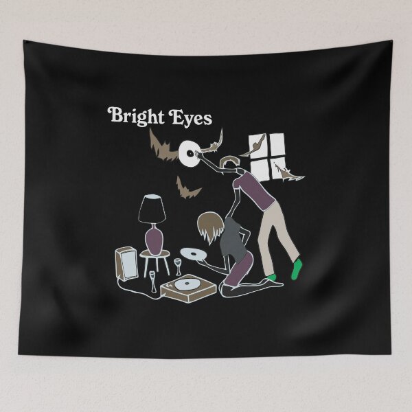 Item preview, Bright Eyes Band Art Turntable Night Scene designed and sold by GAVIANDERS.