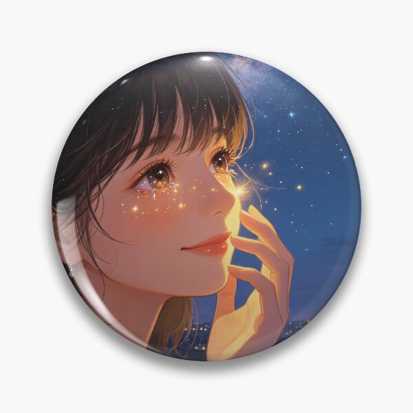 Item preview, Starlit Eyes: Girl Under City Night designed and sold by DigArtis.