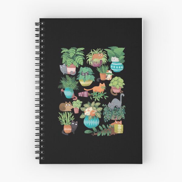 Artikelvorschau, Illustrationssammlung Katzen und Zimmerpflanzen entworfen und verkauft von GAVIANDERS.