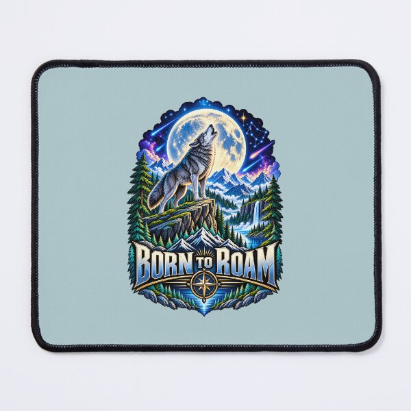Item preview, Cosmic Wolf - Born To Roam designed and sold by SufirKapur.