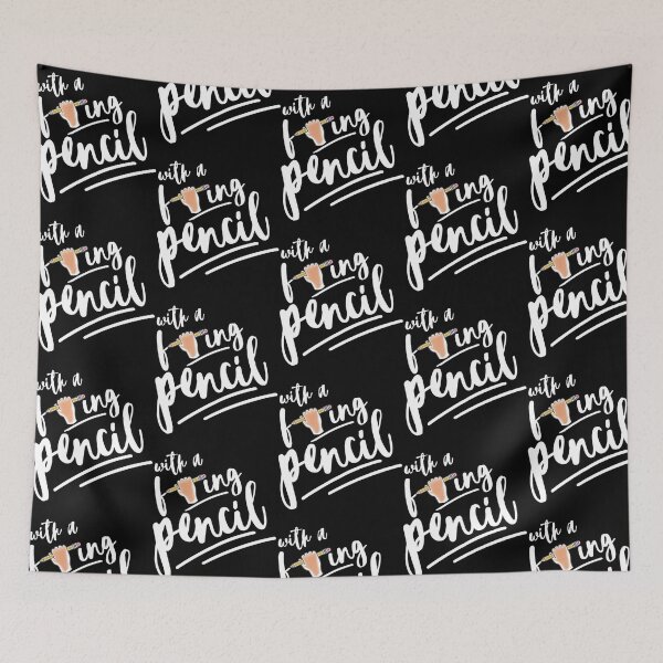 Item preview, With A F-Ing Pencil - John Quotes designed and sold by Tavaris-Disalvo.