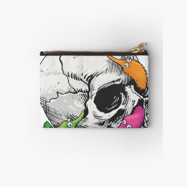 Item preview, Skull With Fuzzy Worms Crawling On It designed and sold by DAYTONARTLEY.