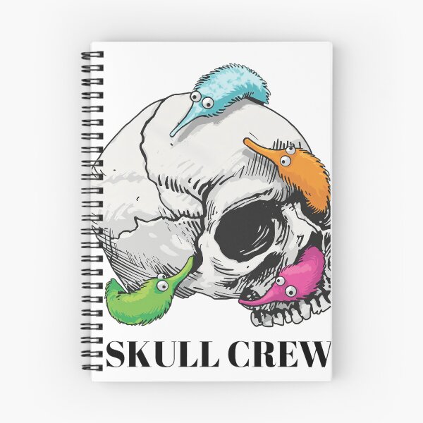 Item preview, Skull With Fuzzy Worms Crawling On It designed and sold by DAYTONARTLEY.