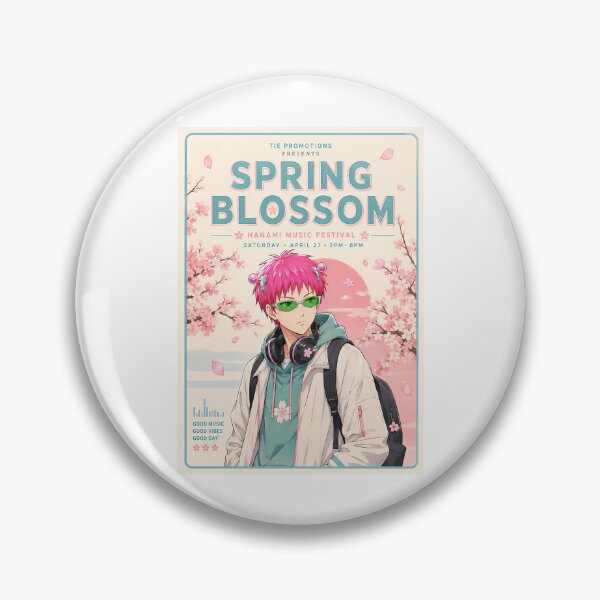 Item preview, Japanese Cherry Blossom Anime - Spring Blossom Music Festival Style designed and sold by leandredeen.