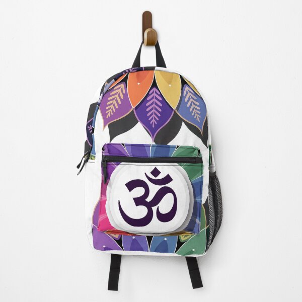 Item preview, ॐ-OM-AUM Arte floral del chakra del loto designed and sold by Working Pajama.