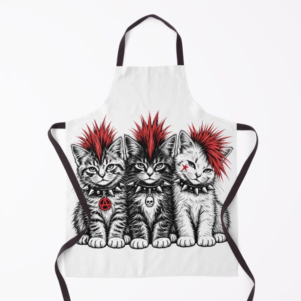 Item preview, Punk Rock Cats Funny Rock And Roll Cat Rock Music designed and sold by gordonbwyashop.