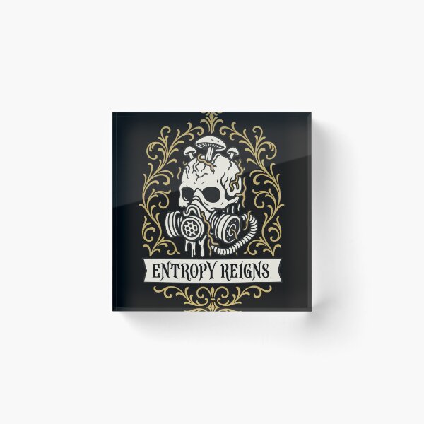 Item preview, Entropy Reigns Skull Gas Mask Vintage Emblem designed and sold by DAYTONARTLEY.