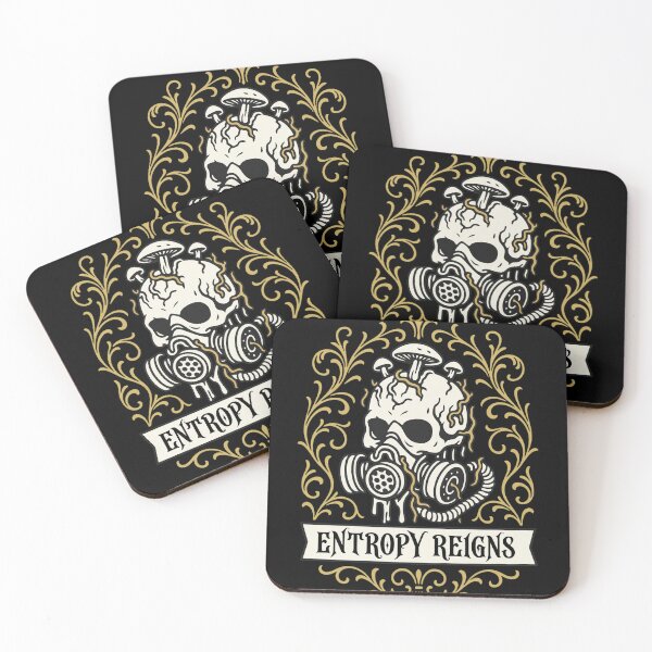 Item preview, Entropy Reigns Skull Gas Mask Vintage Emblem designed and sold by DAYTONARTLEY.