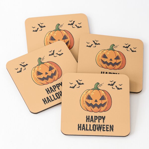Item preview, Happy Halloween Jack O Lantern Pumpkin Spooky Quote designed and sold by Fine-Arts-Lab.