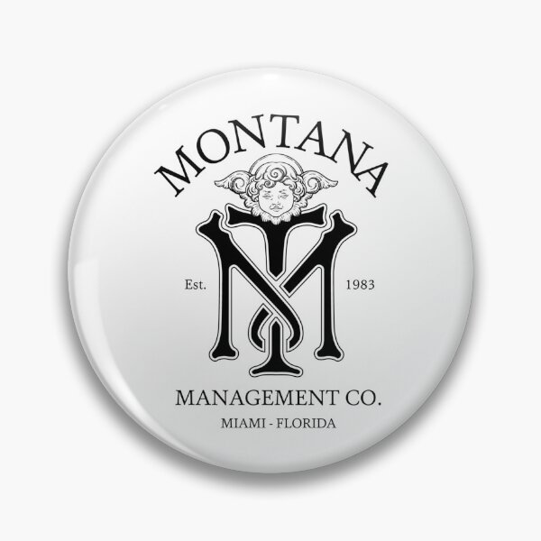 Item preview, Montana Management Company Minimalist Monogram Black designed and sold by HolliPowe.