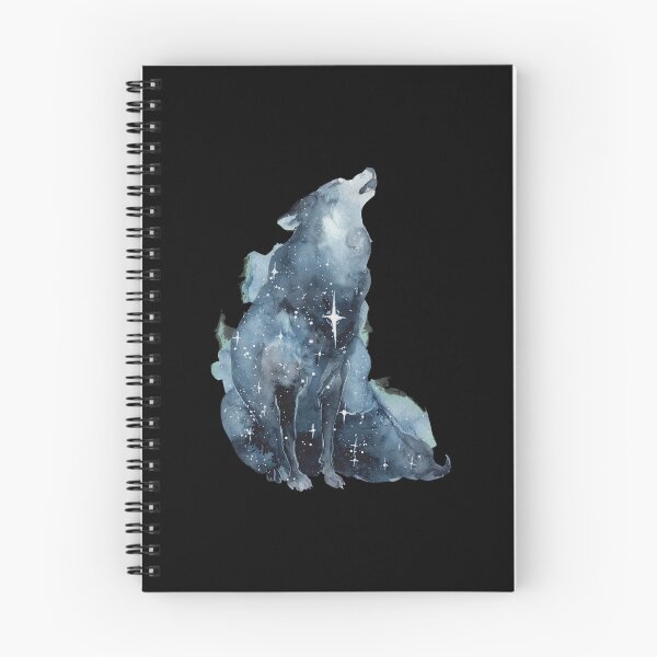 Item preview, Cosmic Wolf Howling Watercolor designed and sold by GAVIANDERS.