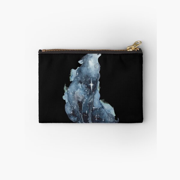 Item preview, Cosmic Wolf Howling Watercolor designed and sold by GAVIANDERS.