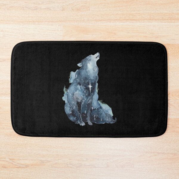 Item preview, Cosmic Wolf Howling Watercolor designed and sold by GAVIANDERS.