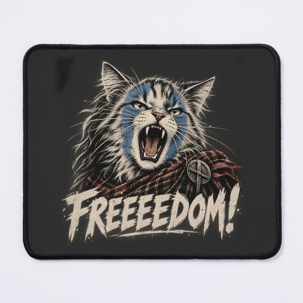 Item preview, Freeeedom! – Scottish Warrior Cat designed and sold by DreamCraze.
