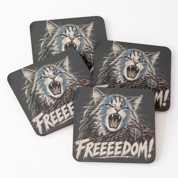 Item preview, Freeeedom! – Scottish Warrior Cat designed and sold by DreamCraze.