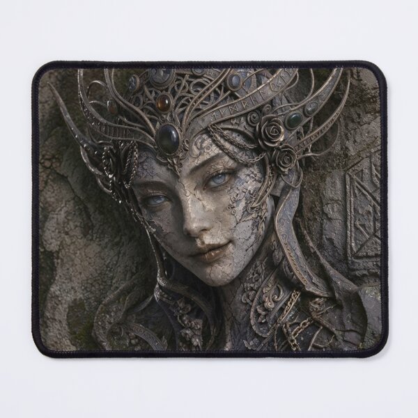 Item preview, The Silent Guardian - Eternal Stone Goddess designed and sold by minhdhbk.