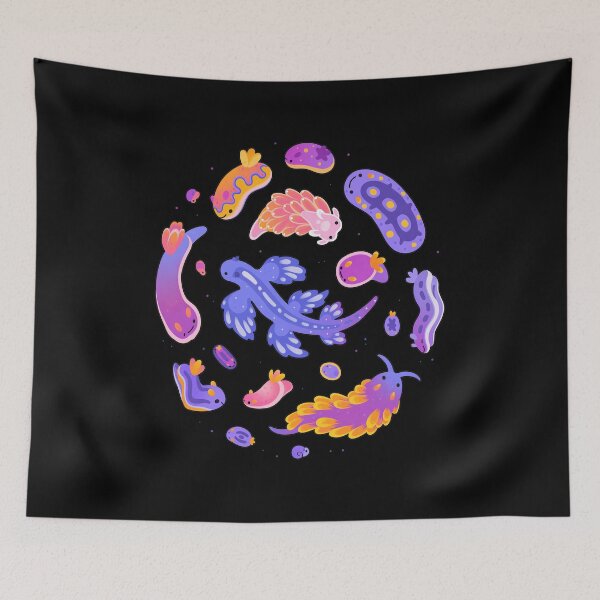 Item preview, Cute Sea Slug Circle Group Ocean Critters designed and sold by GAVIANDERS.