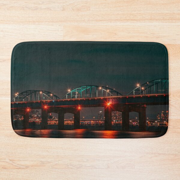 Item preview, Illuminated Bridge Arches and Glowing River Reflection designed and sold by Nightwindow.