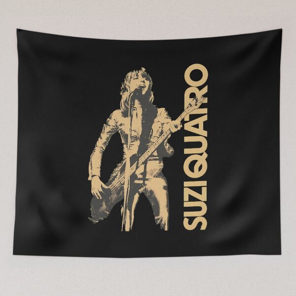 Item preview, Suzi Quatro Retro Rock Bass Guitarist Singer designed and sold by Amansure.