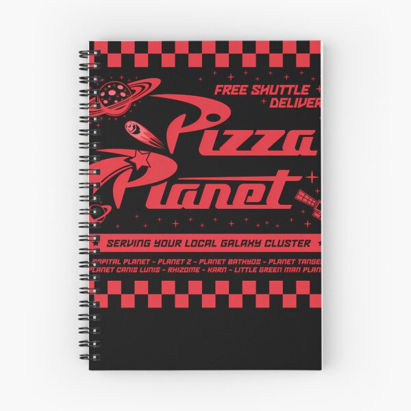 Item preview, Pizza Planet Free Shuttle Delivery Serving Local Galaxy Cluster designed and sold by HolliPowe.