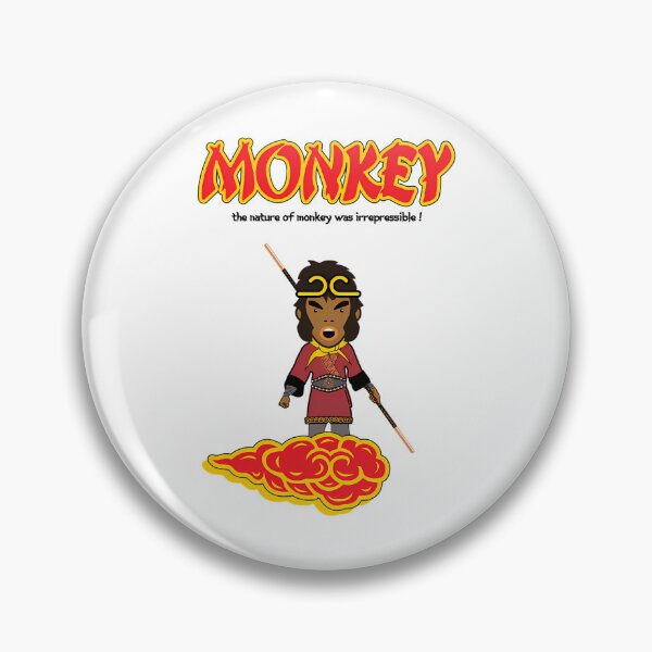 Item preview, Monkey Magic Mythical Warrior Golden Staff Cloud Journey designed and sold by HolliPowe.