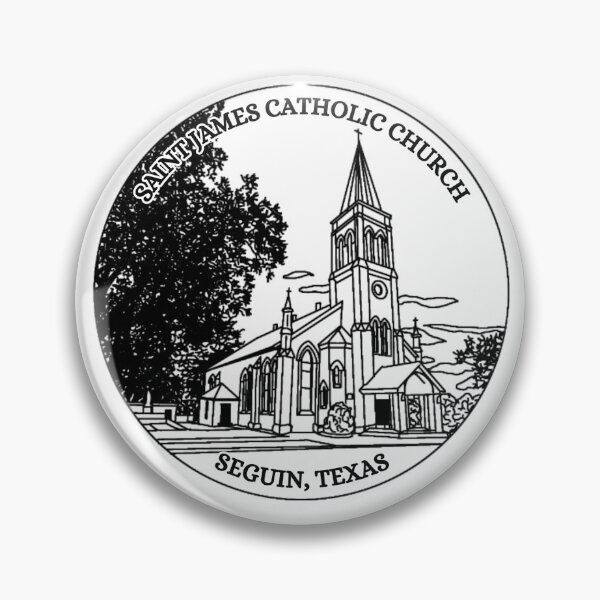 Item preview, St. James Seguin, TX Circle designed and sold by OurLadysBugCo.