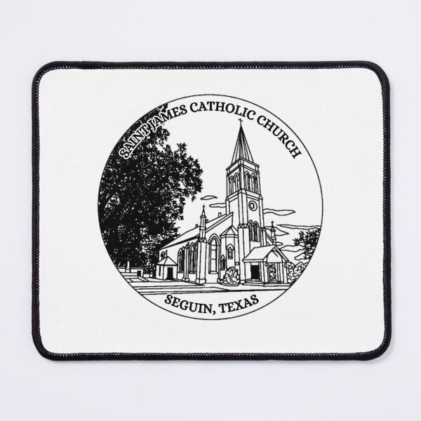 Item preview, St. James Seguin, TX Circle designed and sold by OurLadysBugCo.