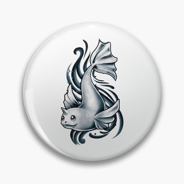 Item preview, Mystic Fish Tattoo Style Graphic Tee designed and sold by AvereyVandy.